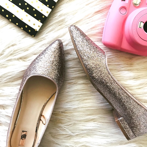Shoes - Glitter Flats